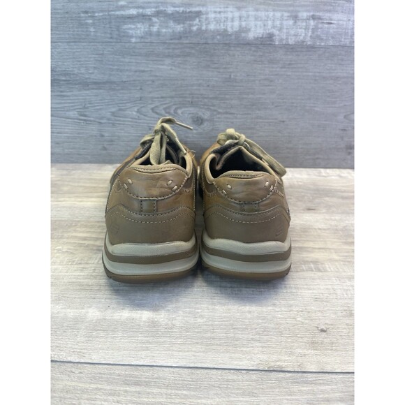 Skechers Mens 9 Classic Fit Air Cooled Memory Foam SN65055 Color DSCH Brown - Picture 5 of 10